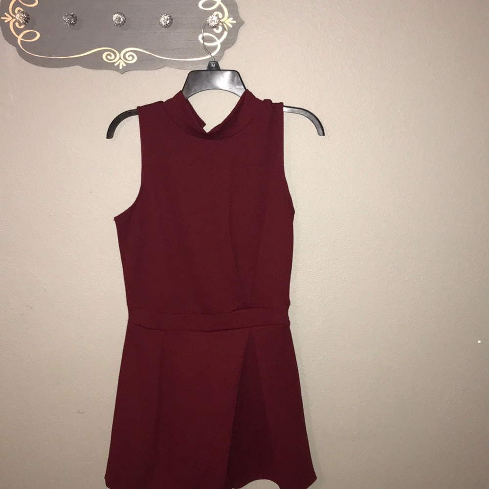 Size L maroon Romper